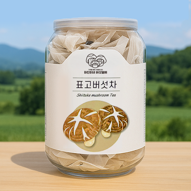 농촌감성 국산 무농약 표고버섯 티백 차, 1개, 20개입, 1.2g
