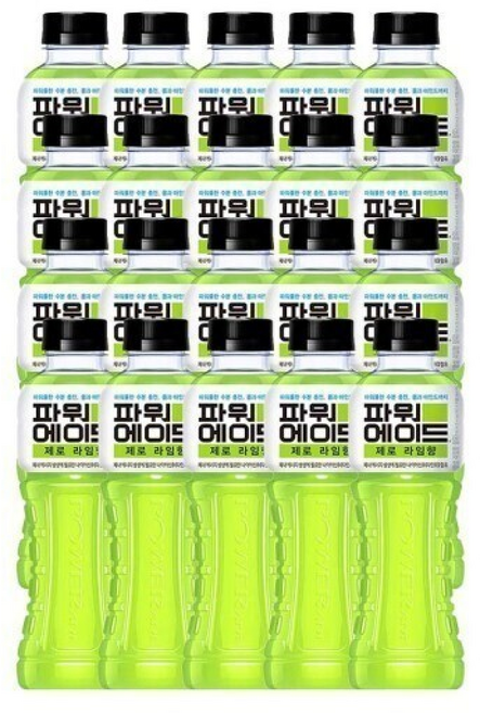 파워에이드 제로 라임향, 600ml