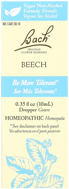 Bach 오리지널 꽃 요법 너도밤나무 10ml(0.35fl oz), Bach오리지널꽃요법너도밤나무10ml035floz, 1개, 10ml - 쿠팡