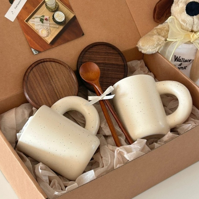 해피프레 집들이선물 머그컵세트, 1세트