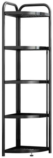 폴딩 원터치 코너 선반 욕실 화장실 거실모서리 CR-05B 블랙, 폴딩 원터치 코너 선반 욕실 화장실 거실모서리 CR05, 1개