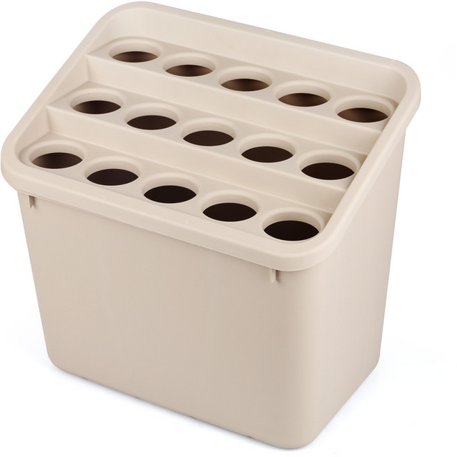 학교 식당 업소 우산꽂이 우산함 15구, 베이지, 1개