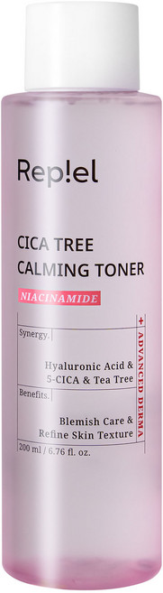 리피엘 시카 트리 카밍 토너 진정 피지 모공 케어 저자극 닦토 토너, 1개, 200ml