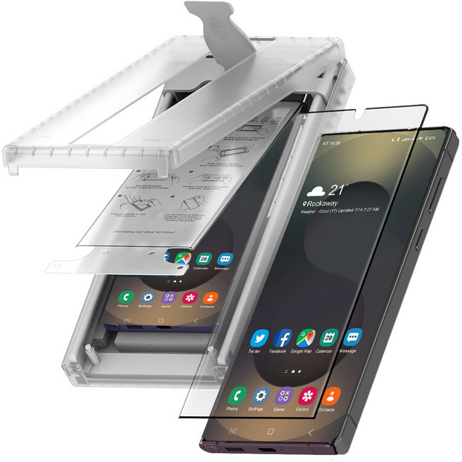 고부기 이지툴 하이브리드 강화 액정보호필름 2p, 1세트