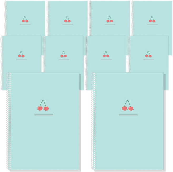 1200 클라리온 스프링 중고 영어노트, 10권, 체리