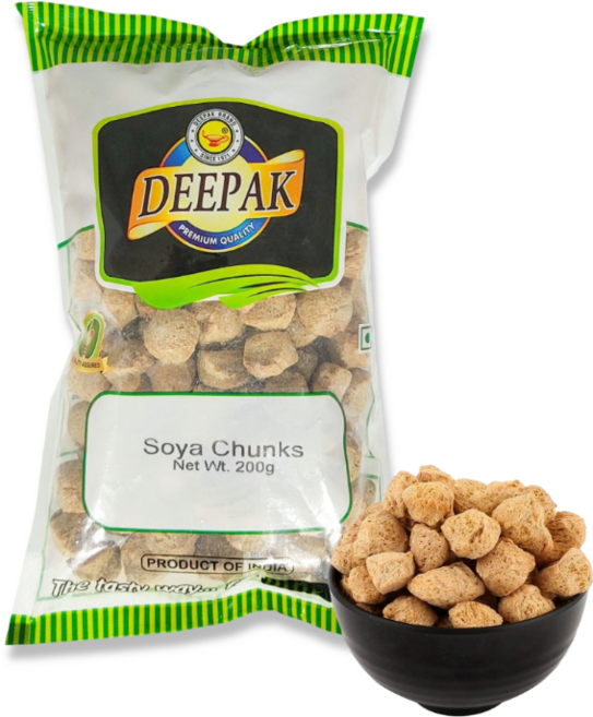 Deepak Soya Chunks 디팍 소야청크 콩고기, 1개