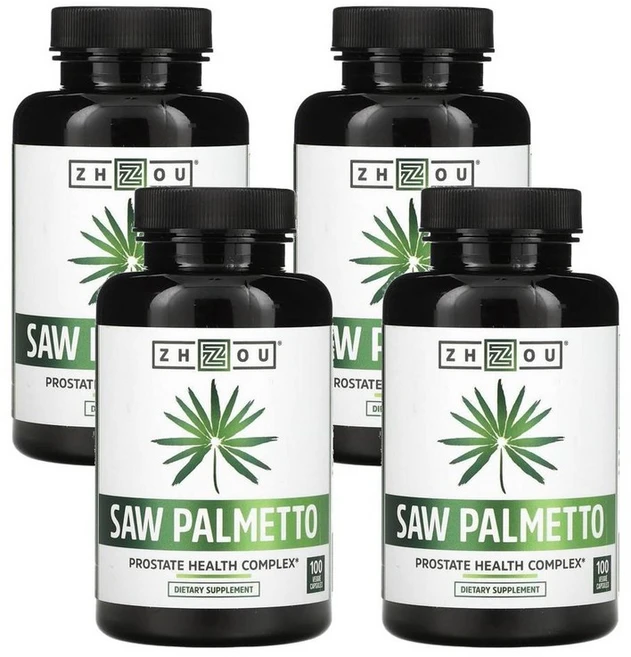 Zhou Nutrition 조우 뉴트리션 쏘팔메토 캡슐, 100정, 4개 - 쿠팡