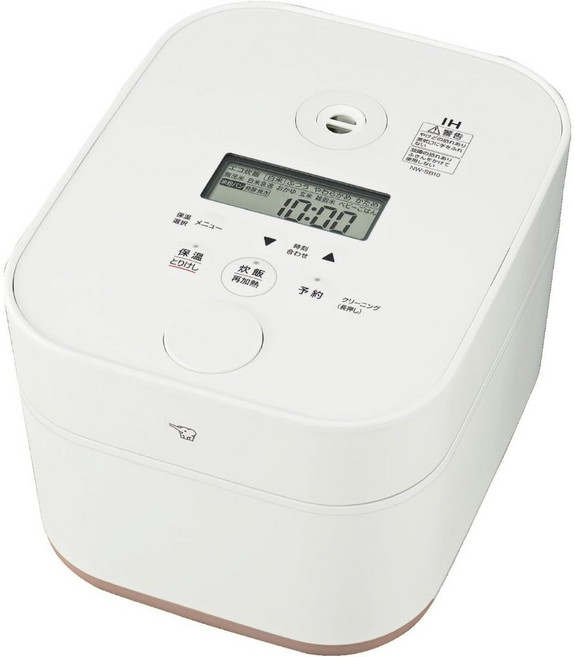 Zojirushi 象印 NW-SA10 STAN 設計款 六人份 IH電子鍋, 白色, 白色