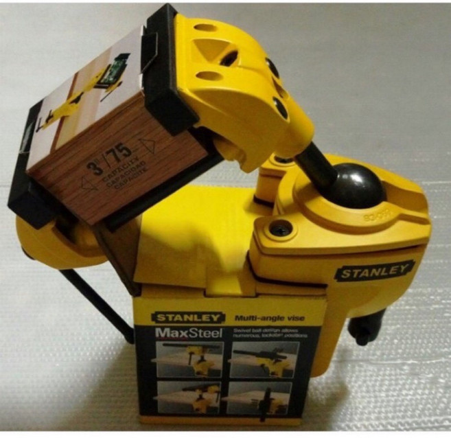 STANLEY 變型金剛桌上萬向虎鉗 83-069M 360度旋轉 快速固定, 含稅價, 1個
