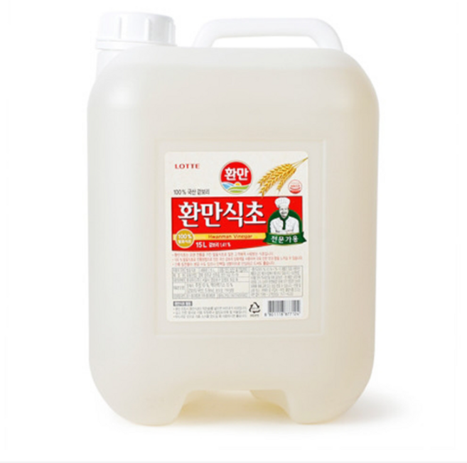 롯데 환만식초, 4개, 15L