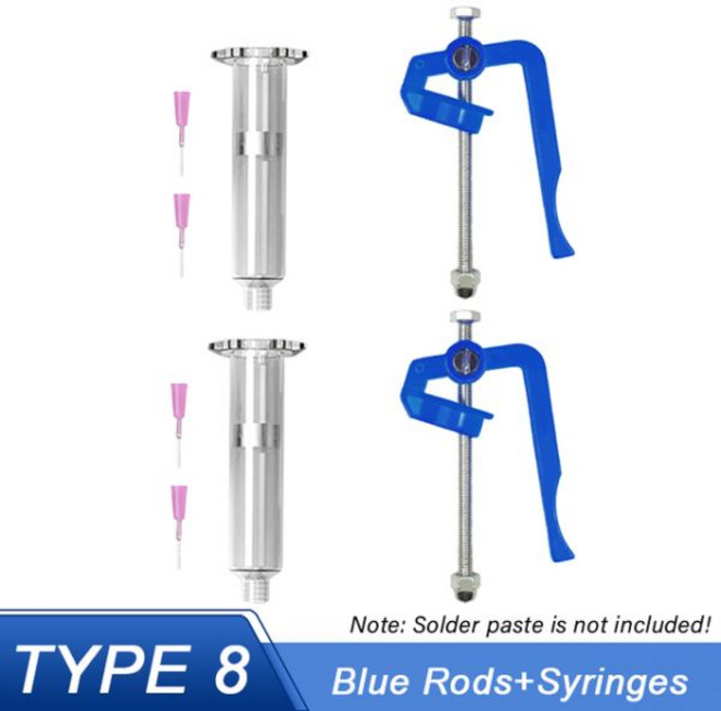 납땜 페이스트 압출기 용접 오일 부스터 추진 도구 회로 기판 수리 액세서리 도구, [08] Type 8, 1개