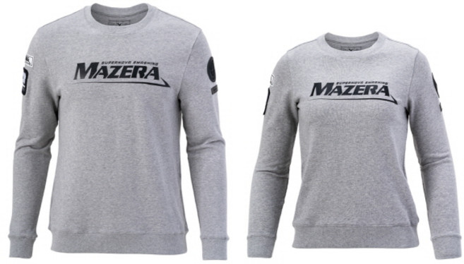 마제라 배드민턴 A1 맨투맨 티셔츠 TSMW2901 GRAY