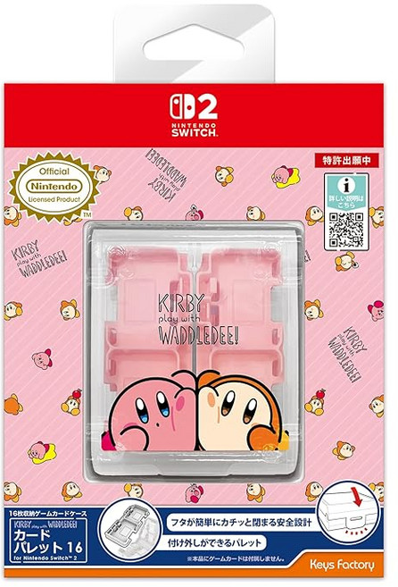 [닌텐도 라이센스 상품]커비 play with 와돌디 카드 팔레트 16 for Nintendo Switch 2