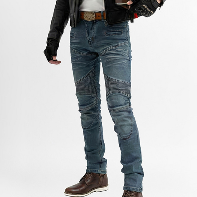 크크섬 데님 바이크팬츠 4종 [보호대포함]