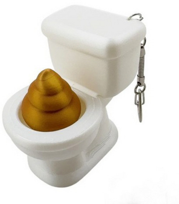 변기 딸깍이 키링 1개 3D프린팅 딸깍이 기계식 키보드 테트리스 키캡 피젯 딸깍이