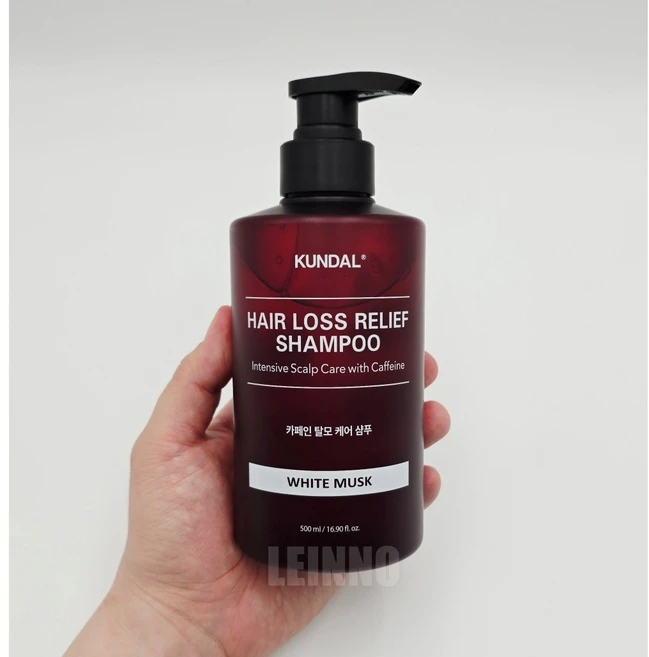 쿤달 카페인 탈모샴푸 화이트머스크향, 500ml, 1개 - 쿠팡