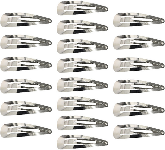 리본빌 헤어핀만들기 리본공예재료 똑딱핀 핀대 무니켈똑딱핀, 삼각 똑딱핀 7cm, 20개