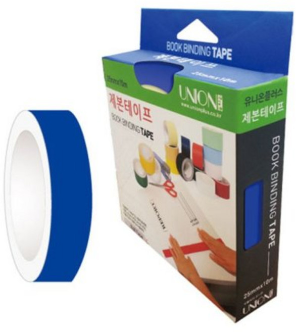 제본테이프 25mmX10m 청색 8개입, 본상품선택