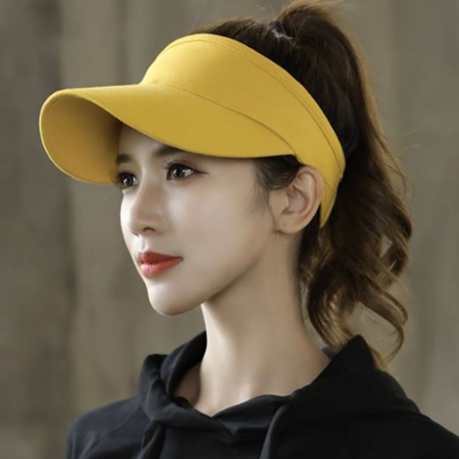 히트앤씨 4118 여성 골프 썬캡 여성모자 아웃도어 면 밴딩