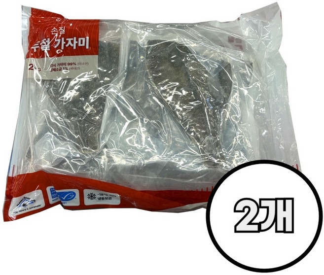 코스트코 손질 두절 가자미 /냉동 생선구이 반찬, 2개, 2kg