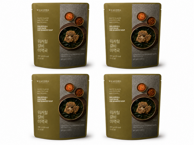 워커힐호텔 갈비미역국 1+1세트, 2세트, 1.2kg