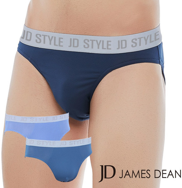 제임스딘 쿨 메쉬 남성 삼각 팬티 3매 세트 JHMPV021