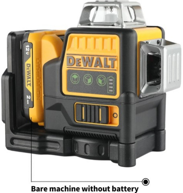 12V 배터리 레이저 레벨 수평 녹색 측정기 야외, 03 AU, 1개