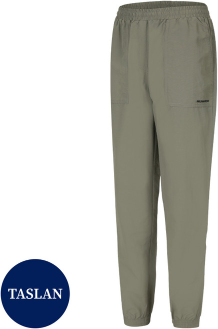 험머 여성 나일론 타슬란 기능성(발수 방풍) 조거팬츠 카키