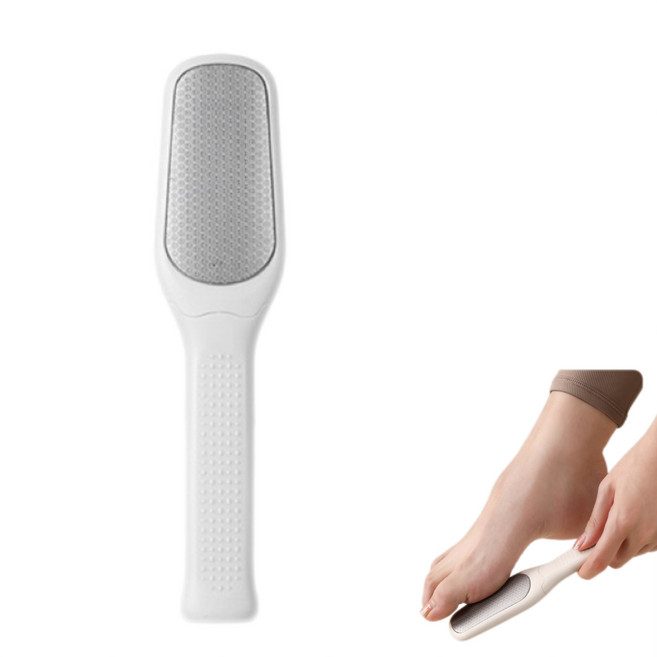 케이엠 스테인리스 양면 발 각질 제거기 풋케어, 65.7g, 1개, 1개입