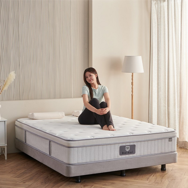 [바르누이] 신경외과 전문의가 설계한 허리가 편안한 실버라벨 플러스 매트리스 퀸 사이즈 Q, 290mm, 중간 단단함