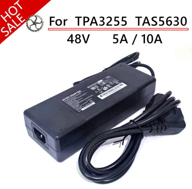 48V 10A/5A DC 전원 공급 장치 충전기 앰프 어댑터 (AIYIMA TPA3255 TAS5630 입력 100-240V A07 max A70 A0, 01 5A, 03 AU Plug