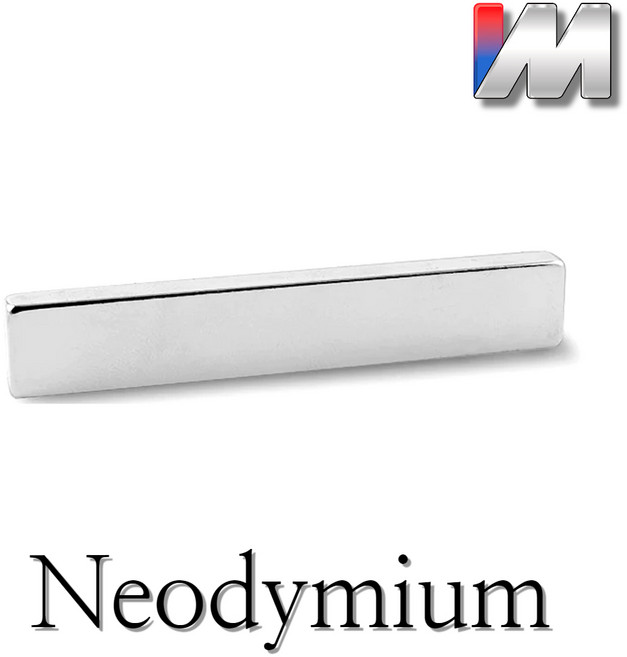 [아이마그] 초강력 네오디움 사각자석 100 x 10 x 3mm 막대자석 1개