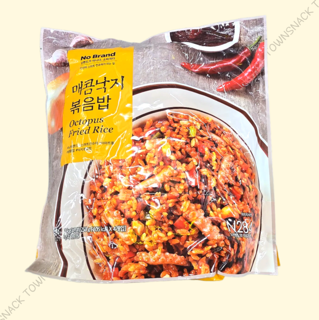 노브랜드 매콤 낙지 볶음밥 1kg 아이스박스+아이스팩무료, 1개