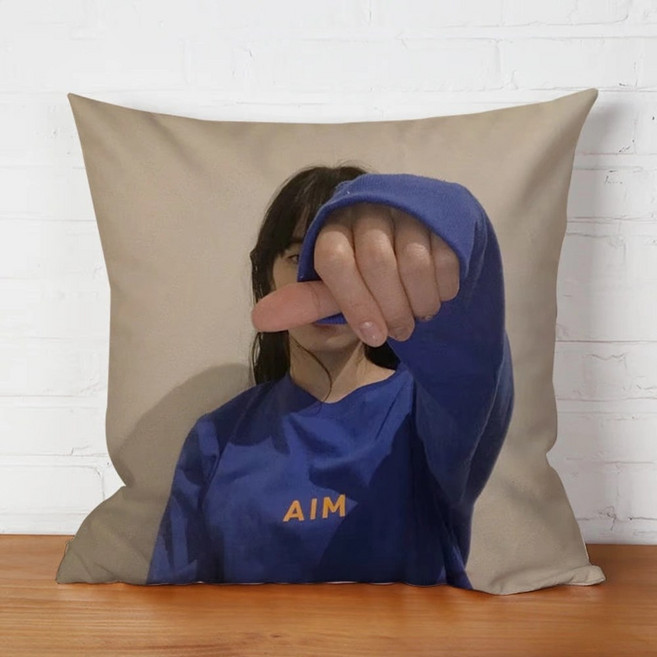 아이묭 사각쿠션 일러 그림 포스터 아이묭굿즈 앨범 키미로쿠 슌칸테키식스센스 쿠션 베개 누이 인형 뽀글이, 36x36cm미니, 21