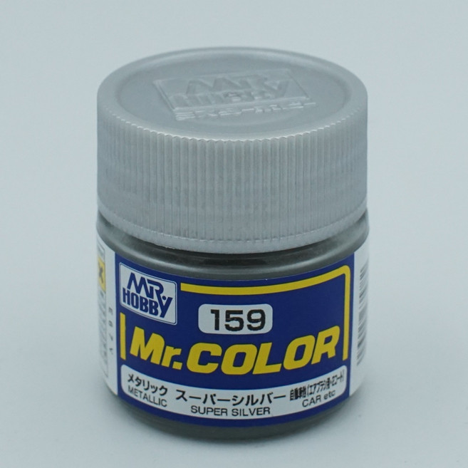 군제 Mr 하비 159 슈퍼 실버 메탈릭 10ml 락카도료, 1개