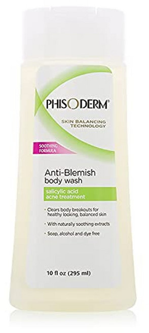 여드름을 위한 피소덤 안티 블레미쉬 바디 워시 10fl oz 병4개들이, 295ml