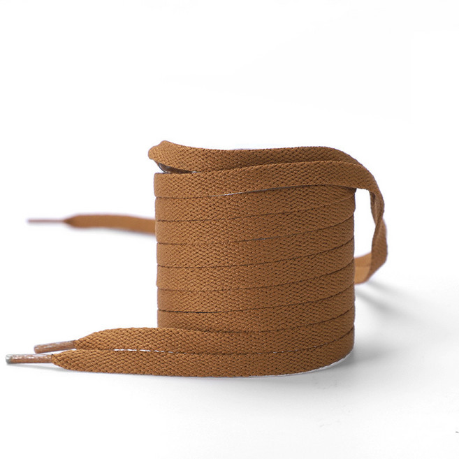 된장포스 신발끈 브라운 갈색 신발끈 스니커즈 에어포스 우동끈 원형 운동화끈