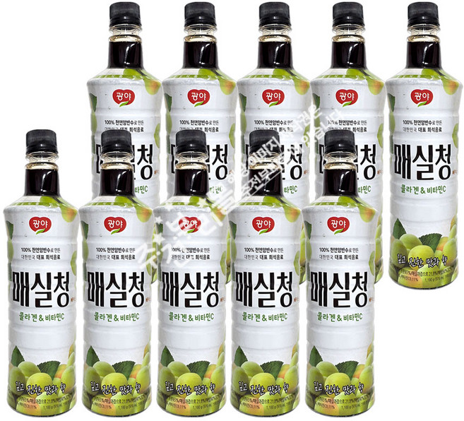 광야식품 매실청 베이스, 970ml, 10개