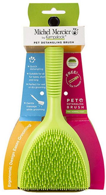 캄파룩 미셸마르시에 펫 디탱글 고무브러쉬, 그린, 1개
