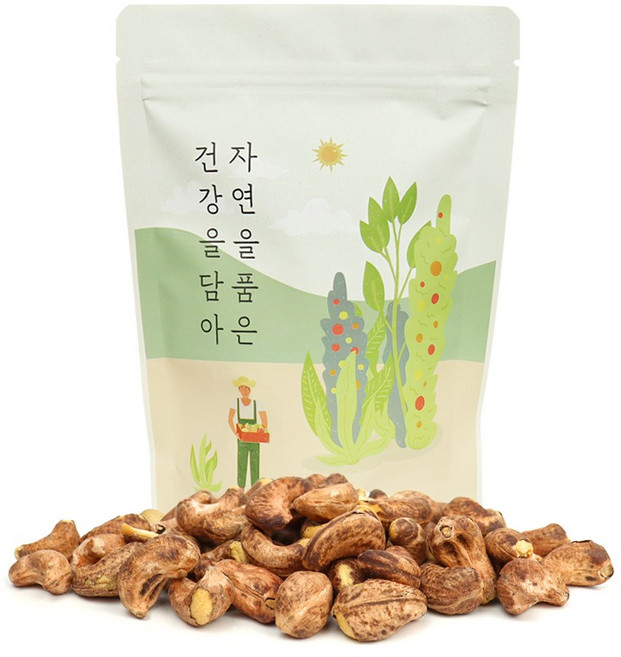 자연닮음 깨끗한 위생설비 베트남 구운 껍질 캐슈넛 1kg 크리스피 캐슈넛, 1개