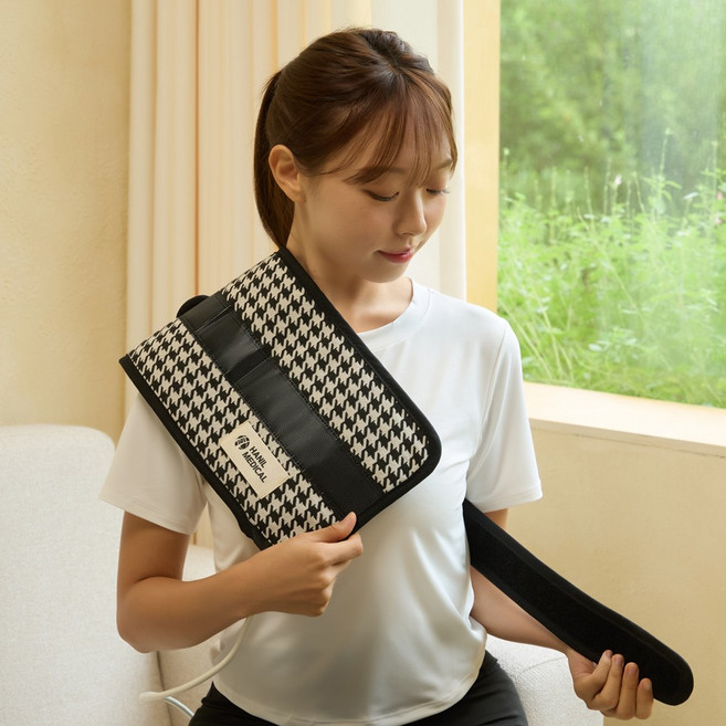 한일의료기 부위별 맞춤 전기찜질기 다용도 오십견 생리통 근육통 관절 통증 완화, 다용도 전기찜질기