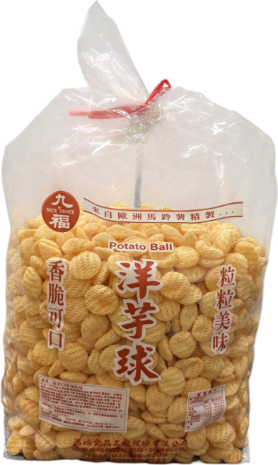 九福 起司口味 洋芋球, 1.8kg, 1個