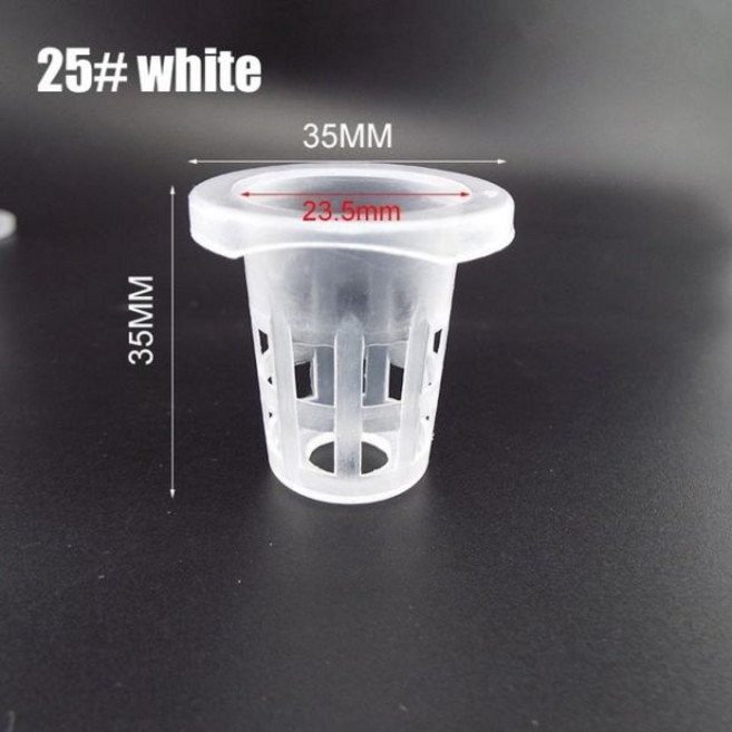 수경 재배 포트 식물 메시 육묘 화분 메쉬 컵 무토양 온실 플라스틱 바구니 거치대, 7.NO.25, 1개