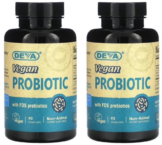 1+1 데바 비건 프로바이오틱 FOS 프리바이오틱 함유 비건캡슐90정 프로바이오틱스 PROBIOTIC PROBIOTICS - 쿠팡