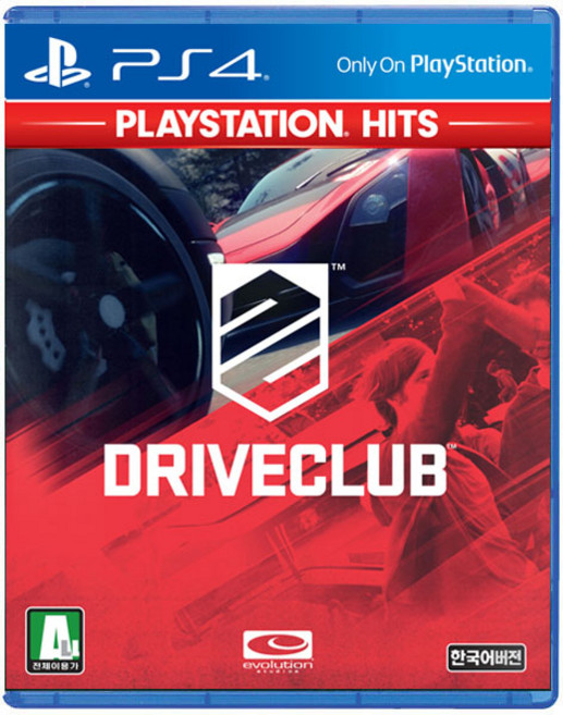 PS4 드라이브 클럽 한국 정발 중고품 (케이스X)