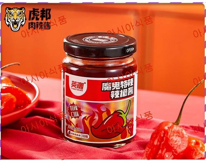 아시아식품 영초 라조장 악마매운장, 210g, 7개