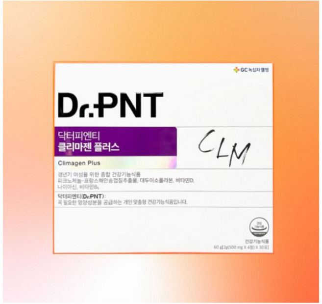 [서흥바이오팜] 닥터피엔티 클리마젠 플러스 60정 갱년기 여성 영양제 활력 건강, 20개, 500ml