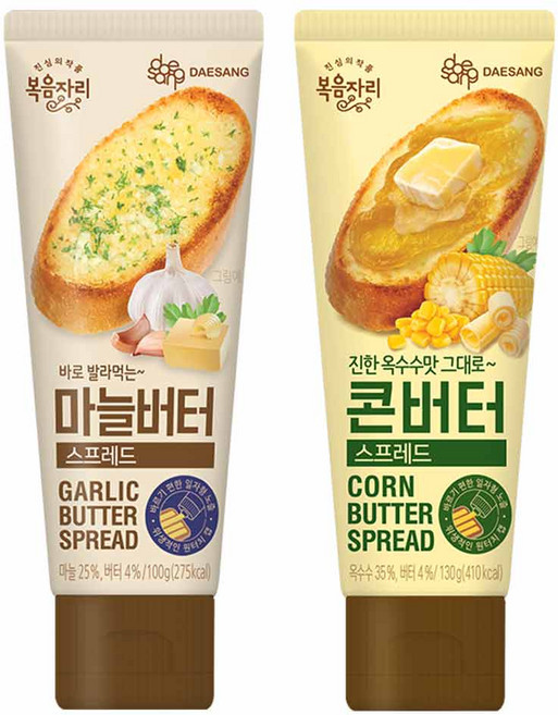 복음자리 콘버터 스프레드 130g+마늘버터 스프레드 100g, 1개