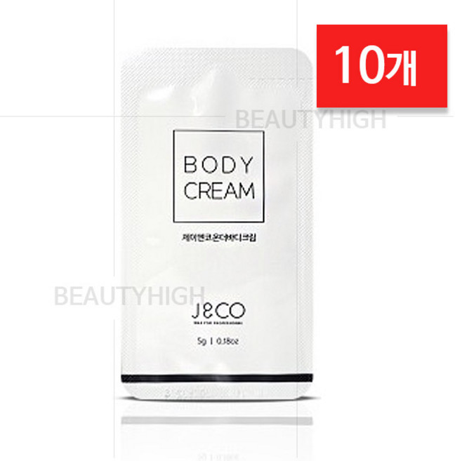 제이앤코 온더바디 스크럽 & 크림 5g 왁싱 에프터케어 관리 시술 후 관리제품, 10개