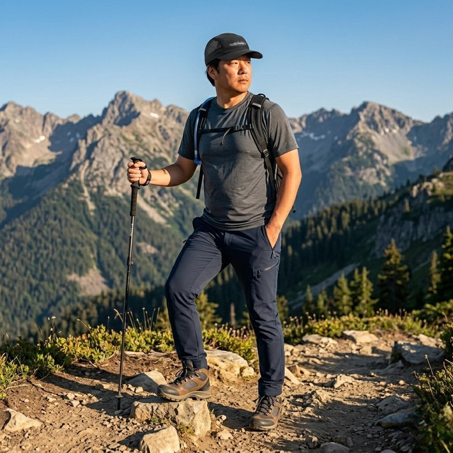 아이더 러닝모자 캡모자 자외선차단모자 볼캡 등산모자 S라이프, 1개, NBlack